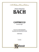 Capriccio on Departure of Brother piano sheet music cover Thumbnail